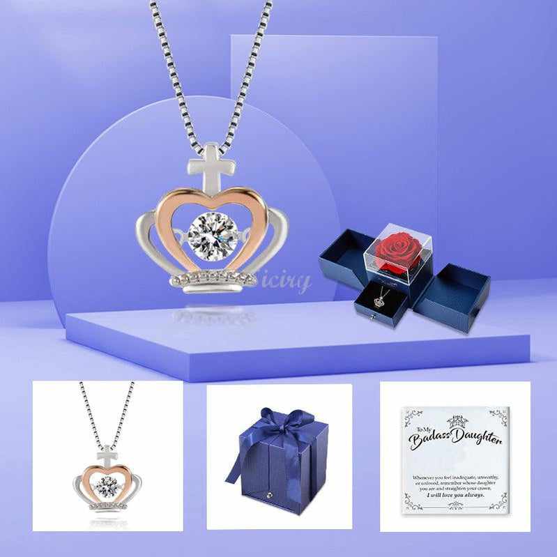 Amazon.com: Necklace Gifts For Daughters From Mothers, Daughter From Mom Or  Dad, My Badass Daughter Necklace Gift Jewelry With Message Card And Gift  Box, Graduation Gifts, Birthday Gifts, Badass Daughter. (A)- 14K